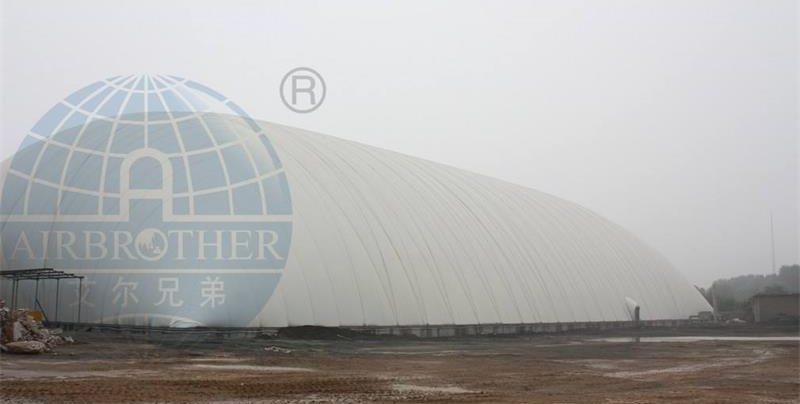 為控制煤場揚塵對外部空氣的污染，新型氣膜結(jié)構(gòu)煤棚閃亮登場！