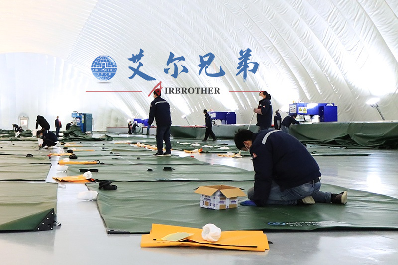 氣膜工業(yè)廠房安裝不受場地限制，配置齊全